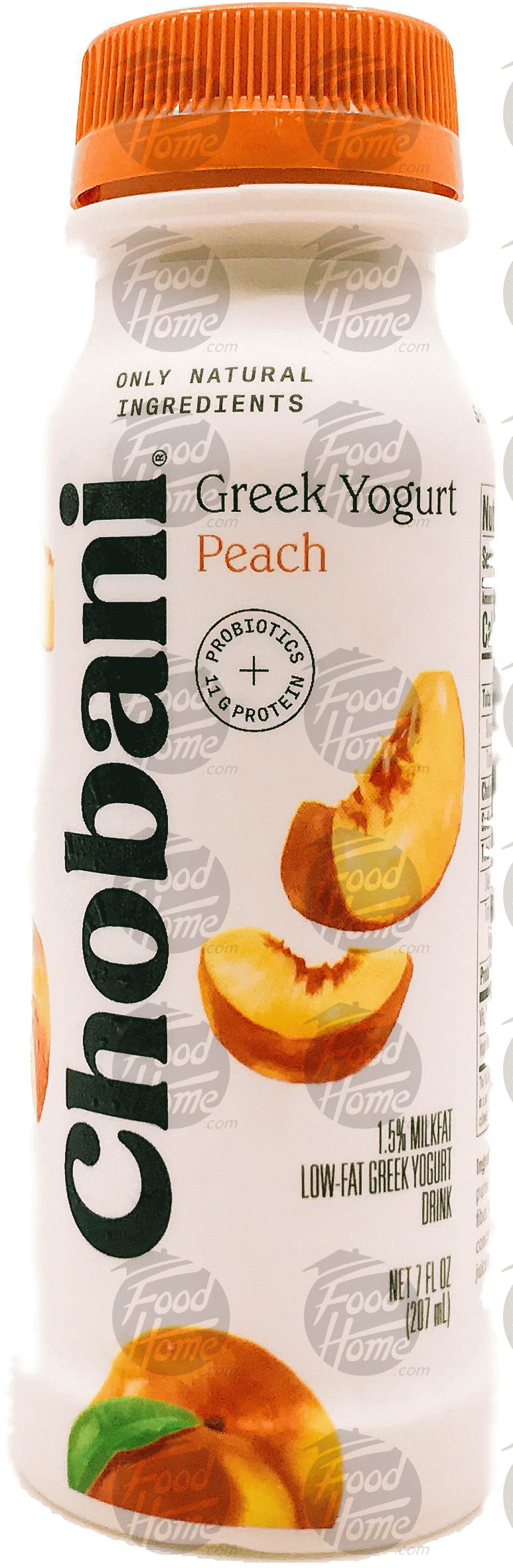 Chobani  peach greek yogurt drink, plastic bottle Full-Size Picture